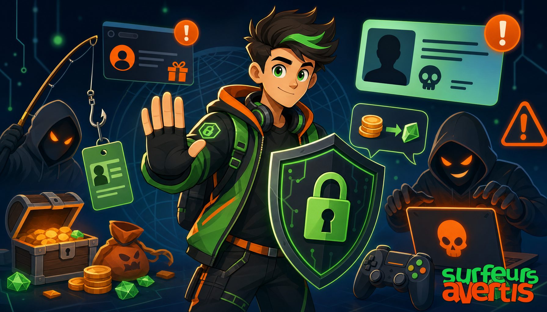 Les scams sur les plateformes de jeux en ligne